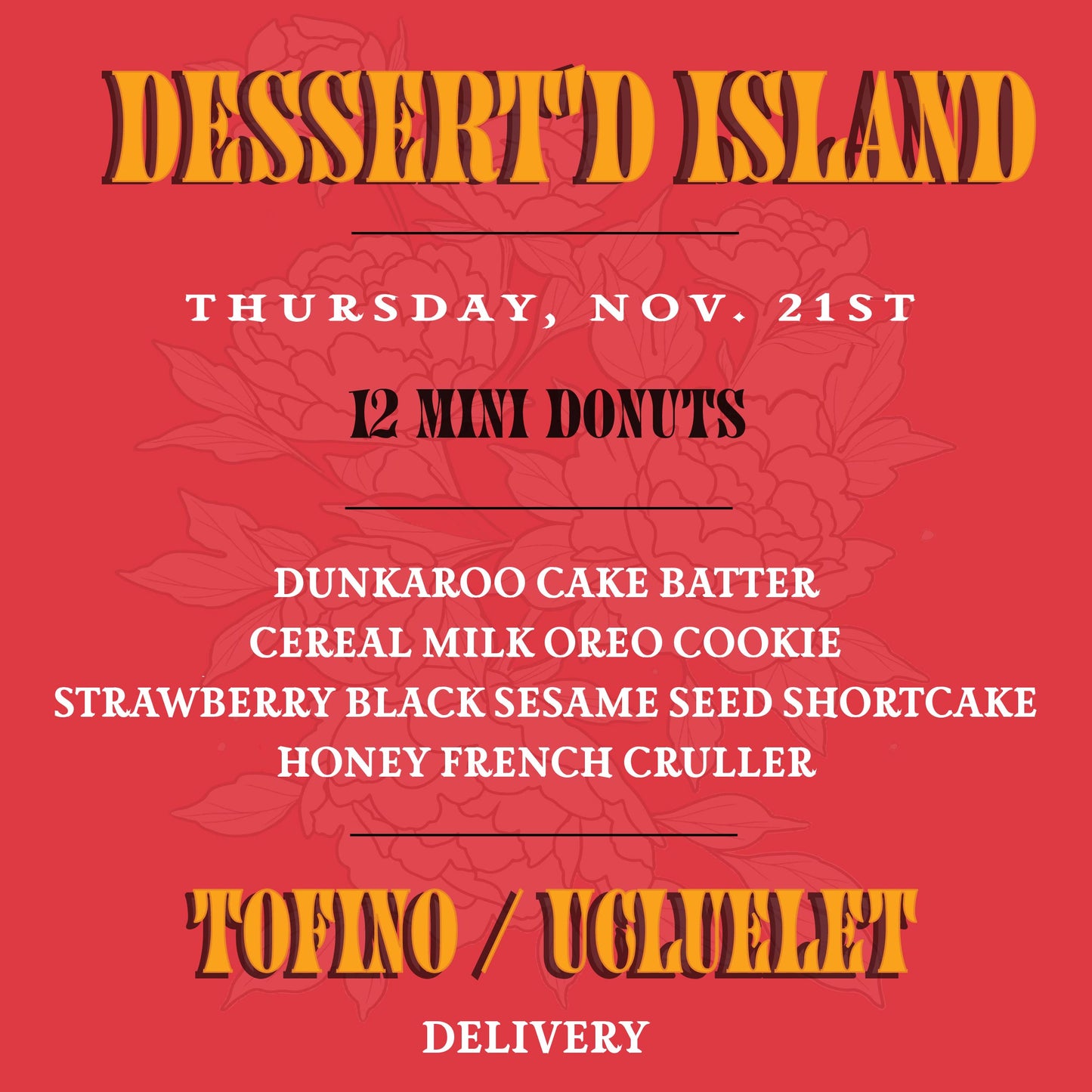 Dessert'd Island